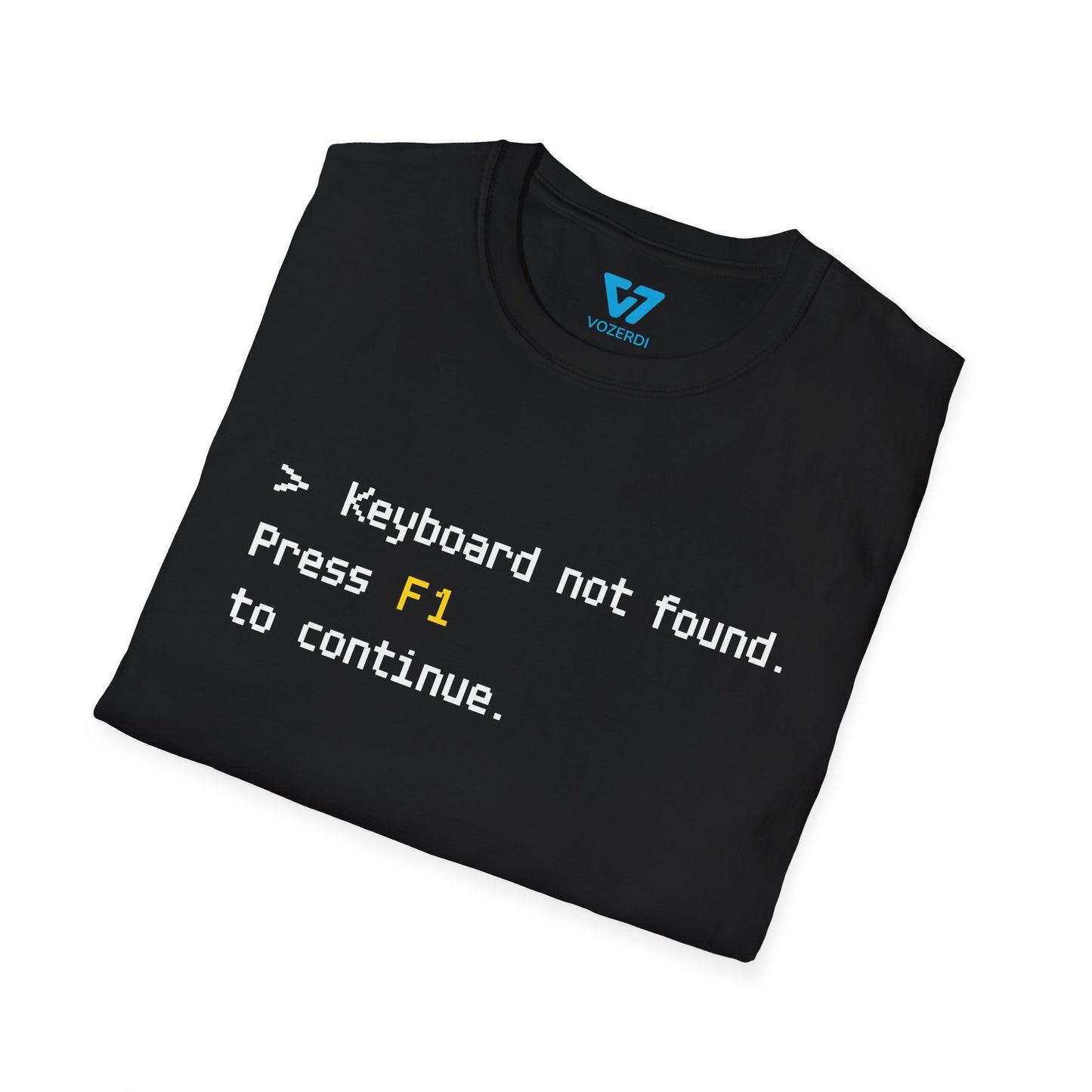 Keyboard Not Found Press F1 To Continue T-Shirt
