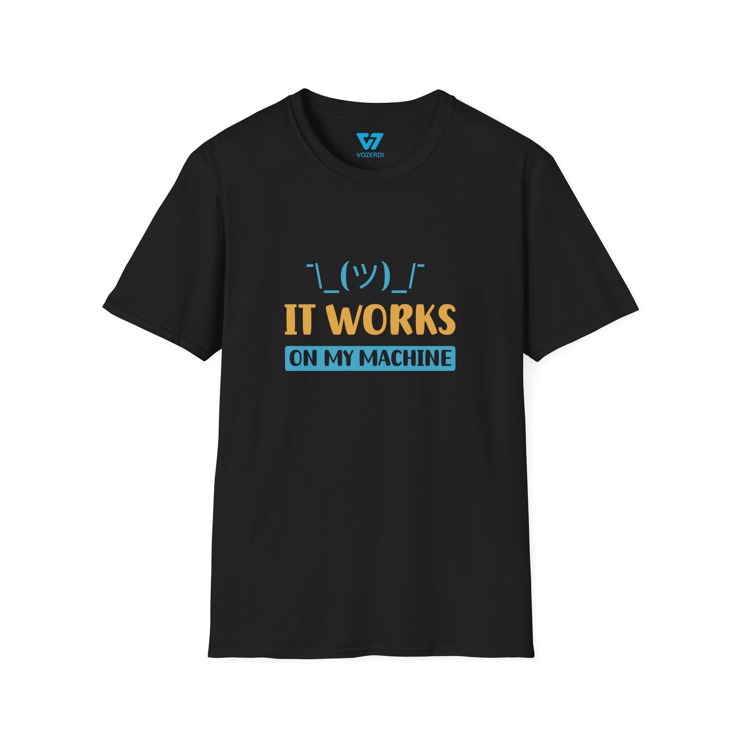 It Works On My Machine Shrug T-Shirt
