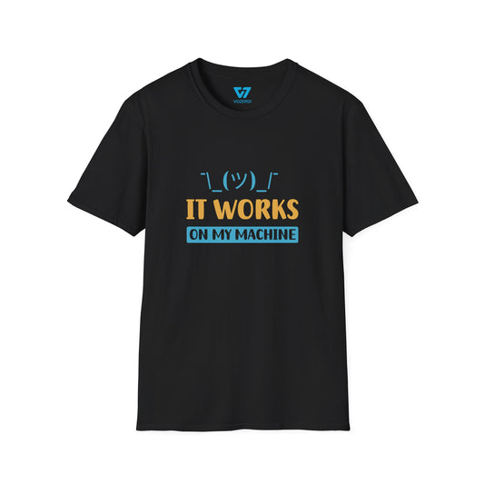 It Works On My Machine Shrug T-Shirt