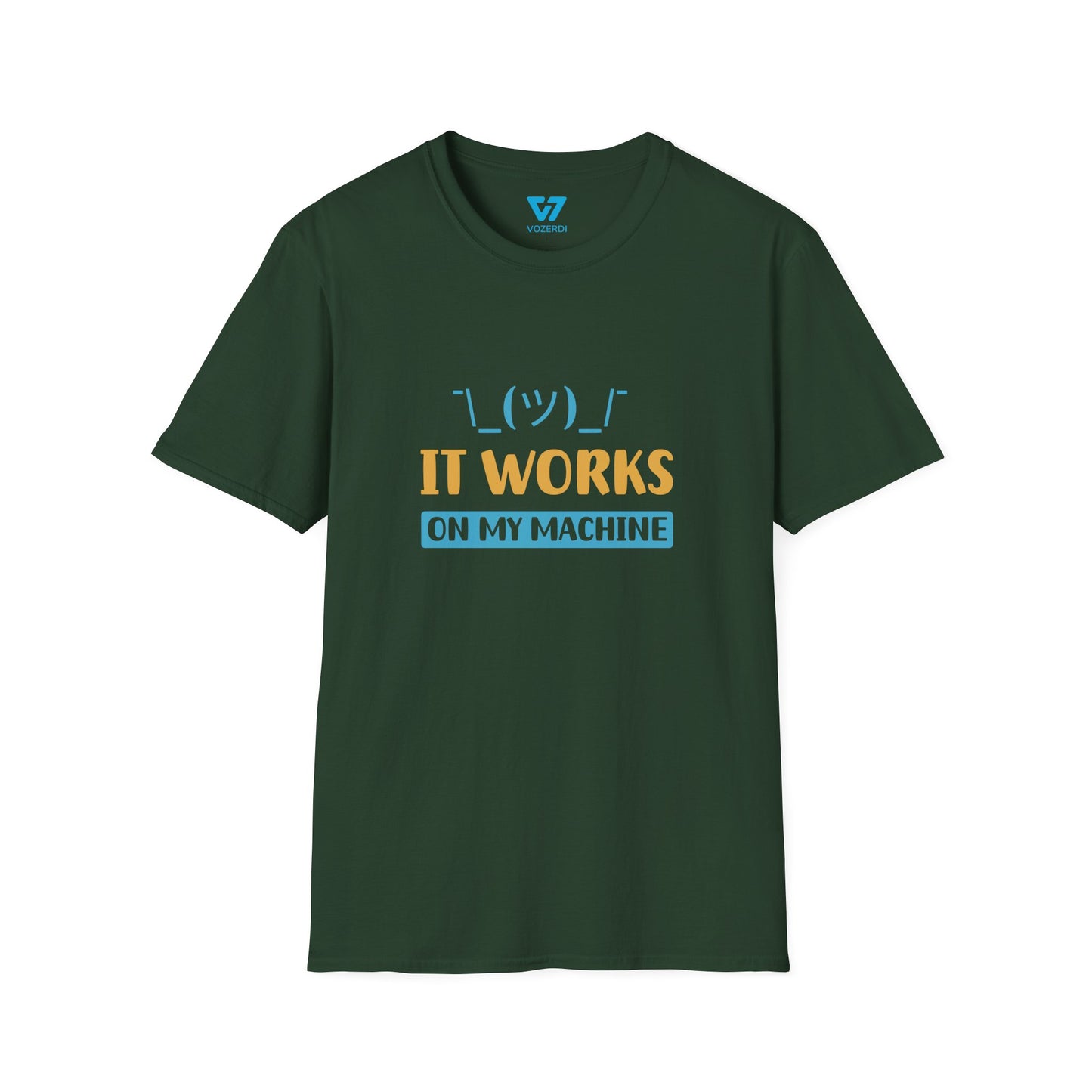 It Works On My Machine Shrug T-Shirt