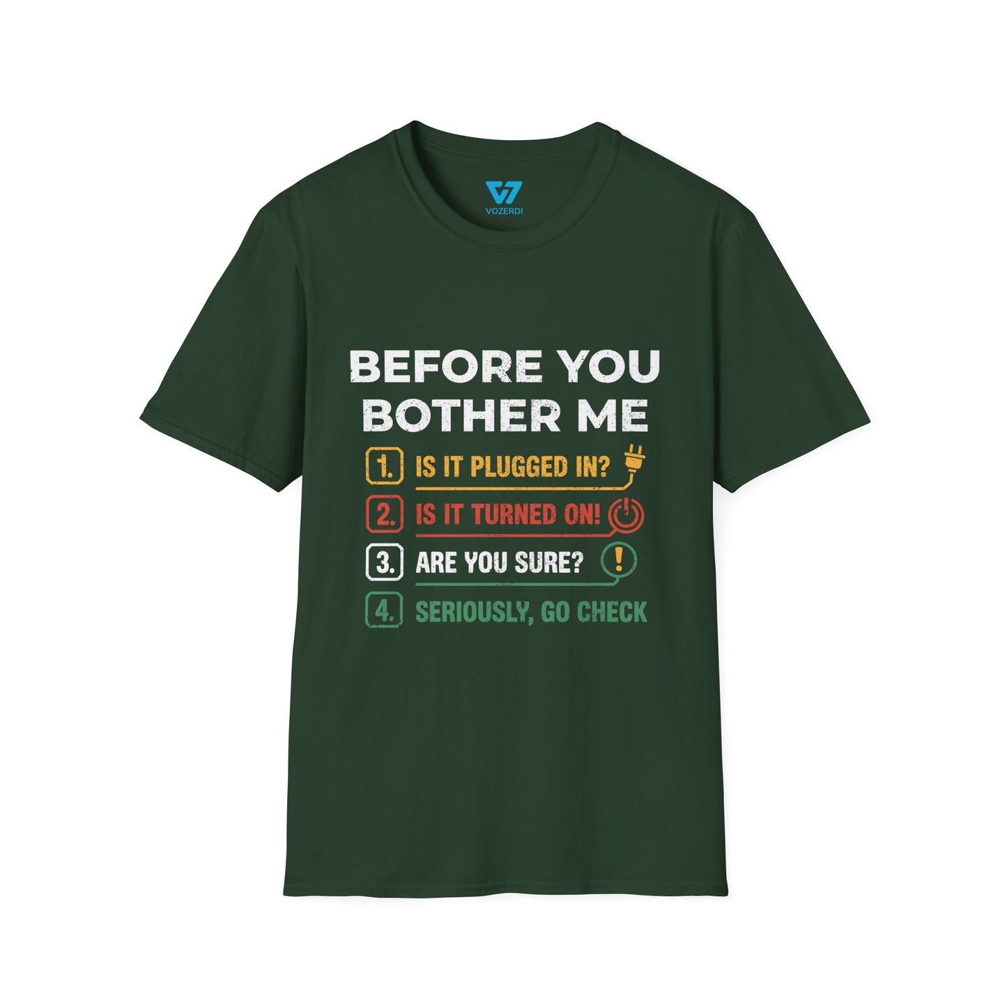 Before You Bother Me Checklist T-Shirt
