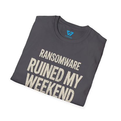 Ransomware Ruined My Weekend T-Shirt Ransomware Ruined My Weekend T-Shirt