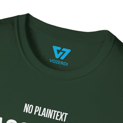 No Plaintext Passwords T-Shirt