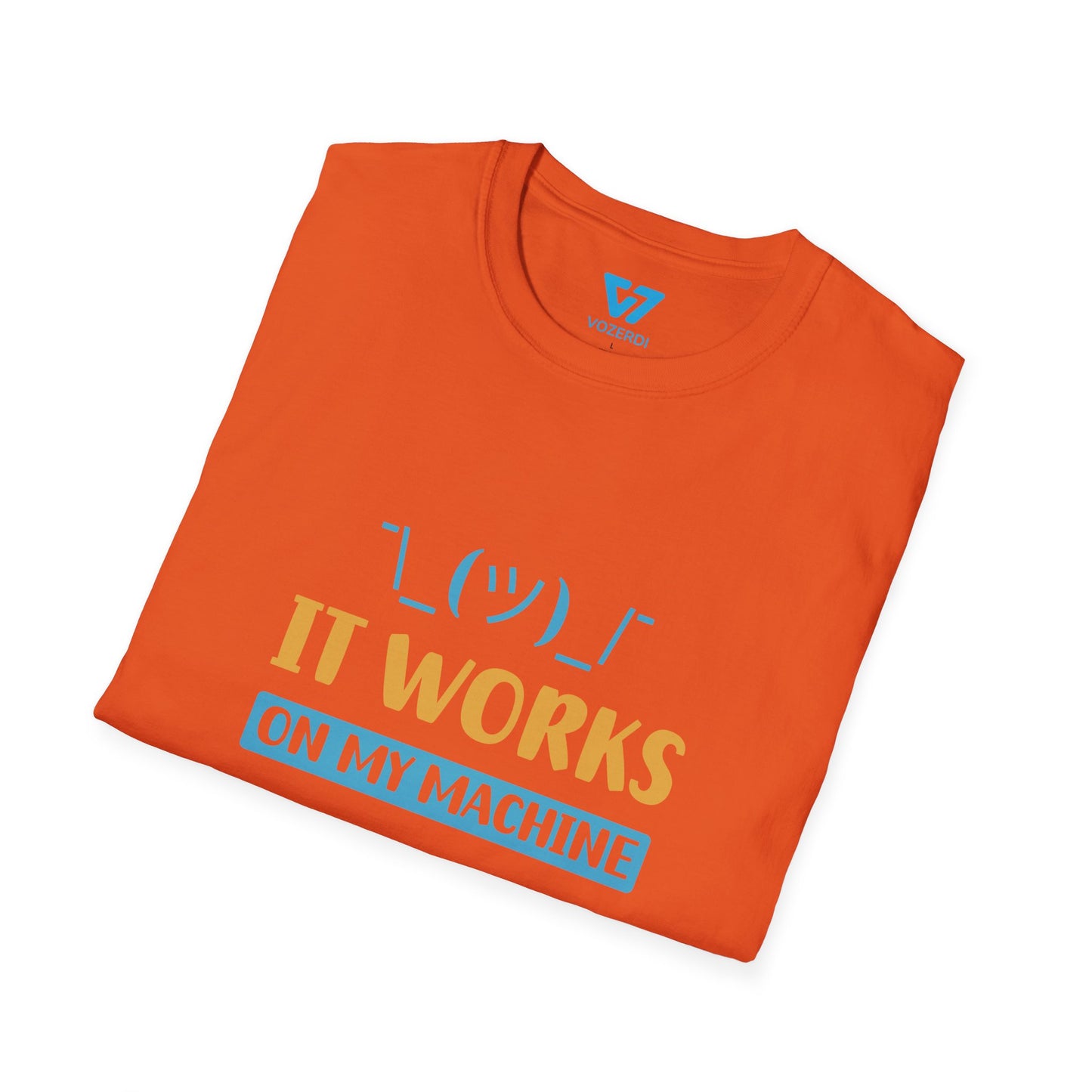 It Works On My Machine Shrug T-Shirt