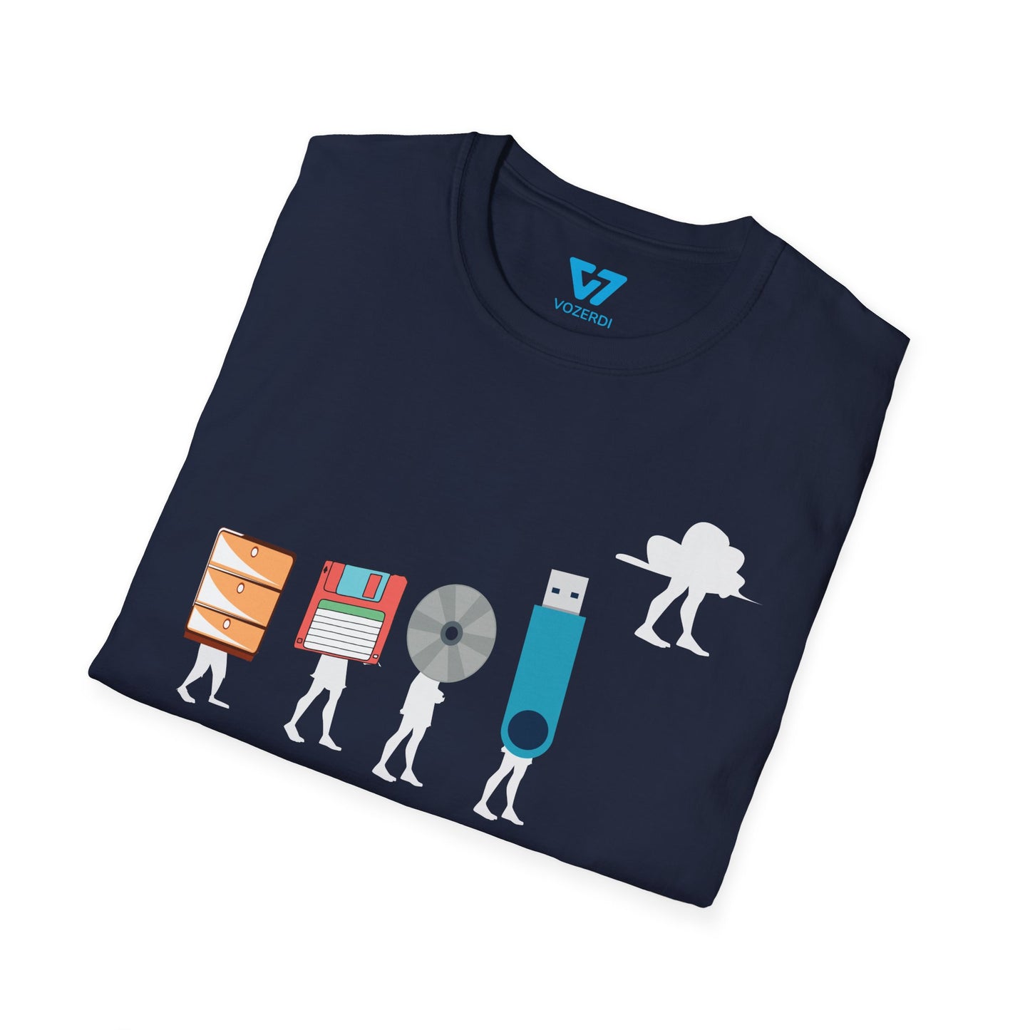 Evolution Of Data Storage Devices T-Shirt