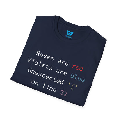 Roses Are Red Syntax Error T-Shirt