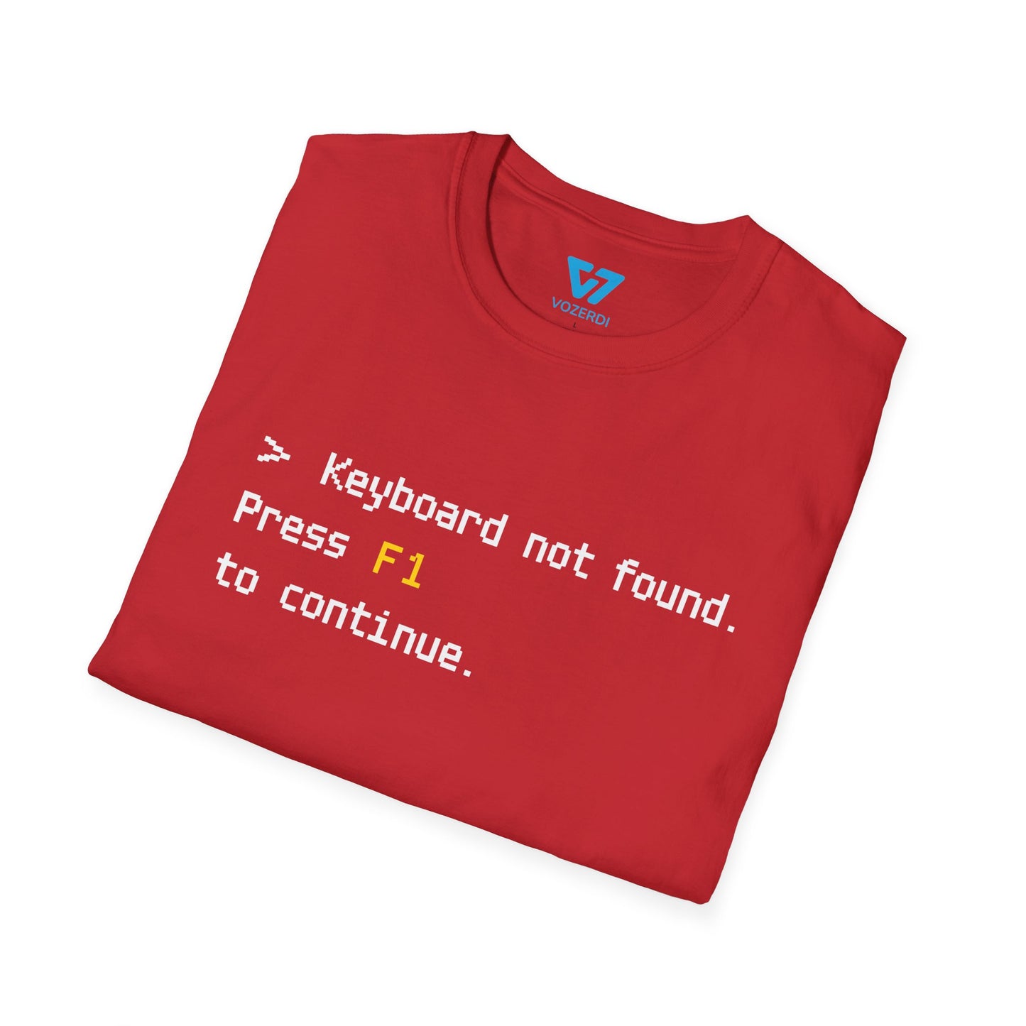 Keyboard Not Found Press F1 To Continue T-Shirt