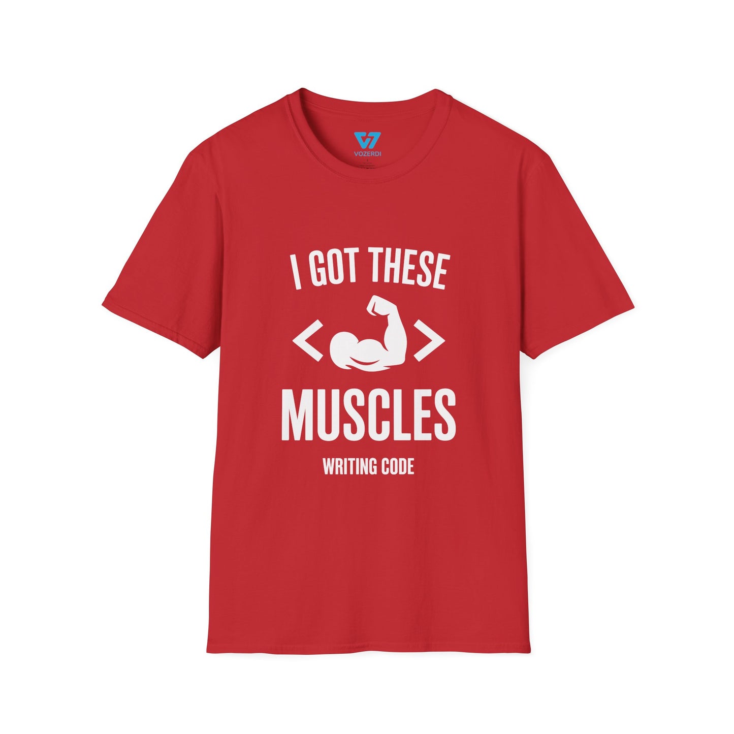 Muscles From Writing Code T-Shirt