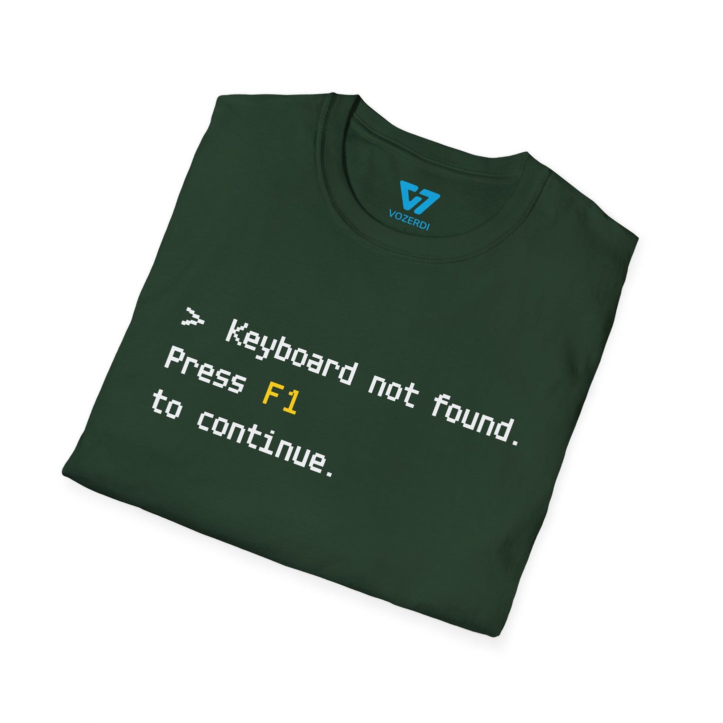 Keyboard Not Found Press F1 To Continue T-Shirt